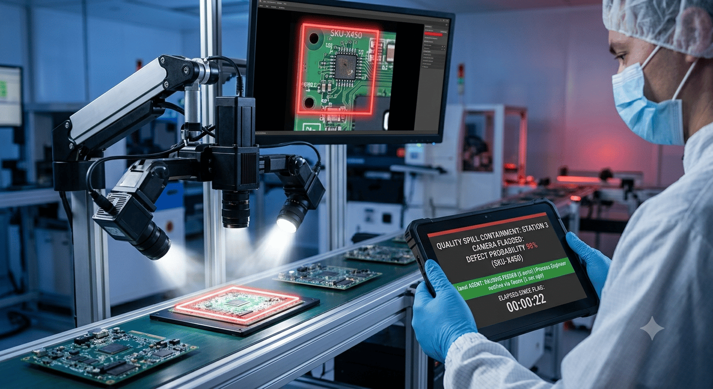 Faster Decisions in Manufacturing: Real-Time Beats Perfect